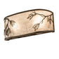 Meyda Lighting Lone Pine 20" 2-Light Tyler Bronze Vanity Light With Silver Mica Shade Glass