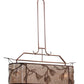 Meyda Lighting Lone Pine 44" 2-Light Cafe-Noir Island Inverted Pendant Light With Silver Mica Shade Glass
