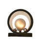Meyda Lighting Lone Pine 5" 2-Light Antique Copper Wall Sconce With Silver Mica Shade Glass