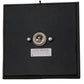 Meyda Lighting Lone Wolf 10" Black Wall Sconce With Clear Seeded Shade Glass