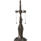 Meyda Lighting Long-Legged Lionfoot 26" 2-Light Mahogany Bronze Table Lamp Base