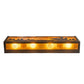 Meyda Lighting Loon 24" 4-Light Timeless Bronze Vein Vanity Light With Amber Mica Shade Glass