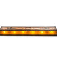 Meyda Lighting Loon 36" 6-Light Antique Copper Vanity Light With Amber Mica Shade Glass