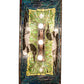 Meyda Lighting Loon 39" 3-Light Mahogany Bronze Island Pendant Light With Multi-Colored Shade Glass