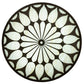 Meyda Lighting Lorea 36" LED Oil Rubbed Bronze Flush Mount Light With Creme Carrara Idalight Shade