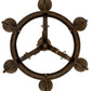 Meyda Lighting Lorenzo 30" 6-Light French Bronze Chandelier With Amber Faux Candlelight