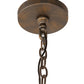 Meyda Lighting Lorenzo 30" 6-Light French Bronze Chandelier With Amber Faux Candlelight