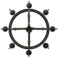 Meyda Lighting Lorenzo 42" 8-Light Coffee Bean Chandelier With Ivory Faux Candlelight