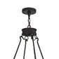 Meyda Lighting Lorenzo 42" 8-Light Coffee Bean Chandelier With Ivory Faux Candlelight