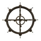 Meyda Lighting Lorenzo 48" 12-Light 2-Tier Distressed Chestnut Chandelier With Amber Faux Candlelight