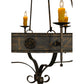 Meyda Lighting Lorenzo 48" 12-Light 2-Tier French Bronze Chandelier With Amber Faux Candlelight