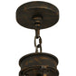 Meyda Lighting Lorenzo 48" 12-Light 2-Tier French Bronze Chandelier With Amber Faux Candlelight
