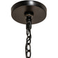 Meyda Lighting Lorenzo 48" 12-Light 2-Tier Oxidized Steel Chandelier With Ivory Faux Candlelight