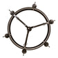 Meyda Lighting Lorenzo 48" 6-Light Chestnut Chandelier With Ivory Faux Candlelight