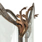 Meyda Lighting Lourdes 27" 6-Light Corinth & Cortez Gold Chandelier With Clear Shade Glass