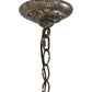 Meyda Lighting Lourdes 27" 6-Light Corinth & Cortez Gold Chandelier With Clear Shade Glass