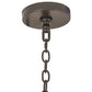 Meyda Lighting Loxley 189843 48" 16-Light Timeless Bronze Chandelier With Frosted Clear Shade Glass