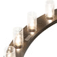 Meyda Lighting Loxley 220951 72" 24-Light Timeless Bronze Chandelier With Clear Seeded Shade Glass