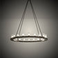 Meyda Lighting Loxley 222369 60" 20-Light Timeless Bronze Chandelier With Clear Shade Glass