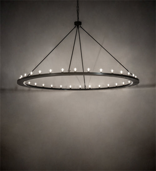 Meyda Lighting Loxley 231219 96" 32-Light Timeless Bronze Chandelier