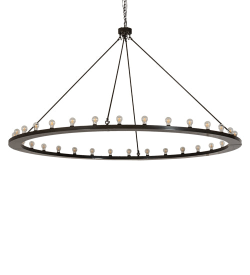 Meyda Lighting Loxley 231219 96" 32-Light Timeless Bronze Chandelier