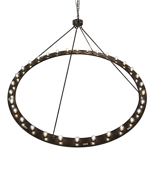 Meyda Lighting Loxley 231219 96" 32-Light Timeless Bronze Chandelier