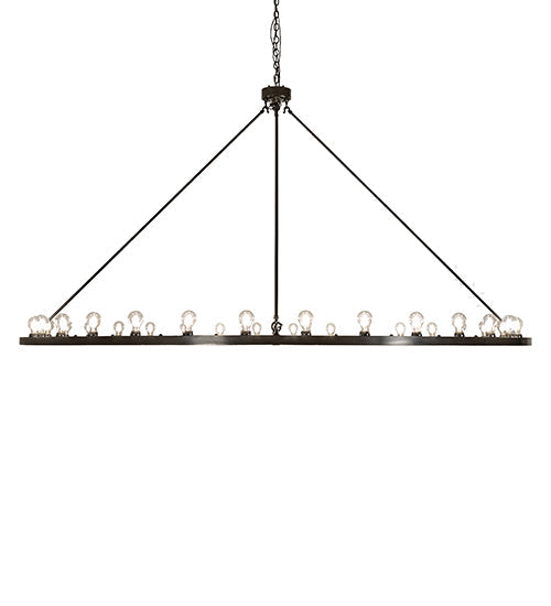 Meyda Lighting Loxley 231219 96" 32-Light Timeless Bronze Chandelier