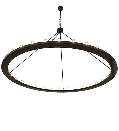 Meyda Lighting Loxley 231219 96" 32-Light Timeless Bronze Chandelier