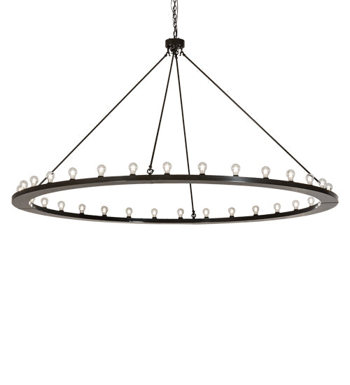 Meyda Lighting Loxley 231219 96" 32-Light Timeless Bronze Chandelier