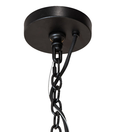 Meyda Lighting Loxley 231316 72" 24-Light Textured Black Chandelier