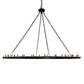 Meyda Lighting Loxley 231316 72" 24-Light Textured Black Chandelier