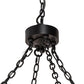 Meyda Lighting Loxley 231316 72" 24-Light Textured Black Chandelier