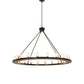Meyda Lighting Loxley 241212 60" 20-Light Timeless Bronze Chandelier