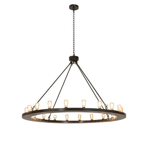 Meyda Lighting Loxley 241212 60" 20-Light Timeless Bronze Chandelier