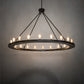 Meyda Lighting Loxley 241212 60" 20-Light Timeless Bronze Chandelier
