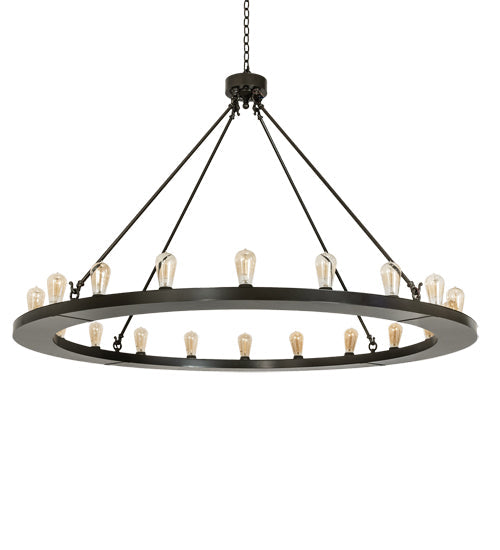 Meyda Lighting Loxley 241212 60" 20-Light Timeless Bronze Chandelier