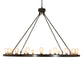 Meyda Lighting Loxley 241212 60" 20-Light Timeless Bronze Chandelier
