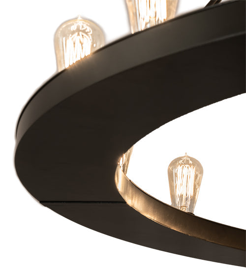 Meyda Lighting Loxley 241212 60" 20-Light Timeless Bronze Chandelier