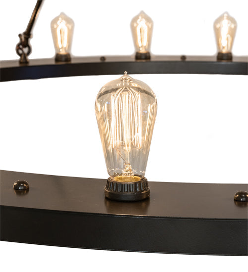 Meyda Lighting Loxley 241212 60" 20-Light Timeless Bronze Chandelier