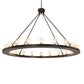 Meyda Lighting Loxley 241212 60" 20-Light Timeless Bronze Chandelier