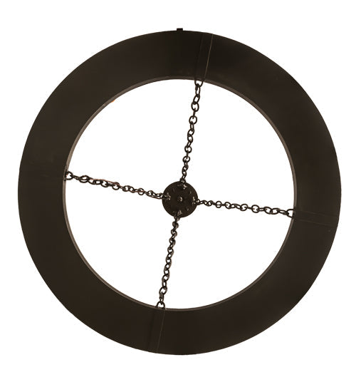 Meyda Lighting Loxley 36" 12-Light Timeless Bronze Chandelier With Amber Faux Candlelight
