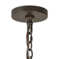 Meyda Lighting Loxley 36" 12-Light Timeless Bronze Chandelier With Whitestone Idalight Shade