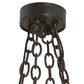 Meyda Lighting Loxley 36" 18-Light 2-Tier Timeless Bronze Chandelier With Amber Faux Candlelight