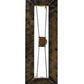 Meyda Lighting Loxley 39" 18-Light Antique Black Chandelier With Amber Faux Candlelight
