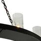 Meyda Lighting Loxley 42" 12-Light Timeless Bronze Chandelier With Clear Seeded Shade Glass