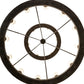 Meyda Lighting Loxley 42" 18-Light 2-Tier Chestnut Chandelier With Frosted Clear Shade Glass