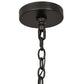 Meyda Lighting Loxley 42" 20-Light 2-Tier Wrought Iron Chandelier With Creme Carrara Idalight Shade