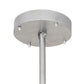 Meyda Lighting Loxley 46" 12-Light LED Sparkle Silver Cayuga Chandelier With Clear & White Shade Glass