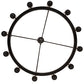 Meyda Lighting Loxley 46" 12-Light Textured Black Cayuga Chandelier With Clear Shade Glass