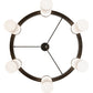 Meyda Lighting Loxley 46" 6-Light Bronze Needham Chandelier With White Statuario Idalight Shade